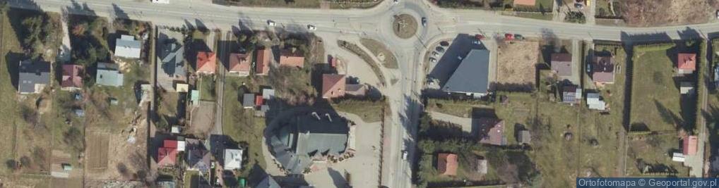 Zdjęcie satelitarne Sidor Zdzisław Sklep Rolno-Spożywczy i Wielobranżowy - Delikatesy Restauracja Krakus - Usługi Hotelarskie
