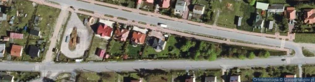Zdjęcie satelitarne Tomasz Kopczyński Handel Obwoźny Owoce-Warzywa