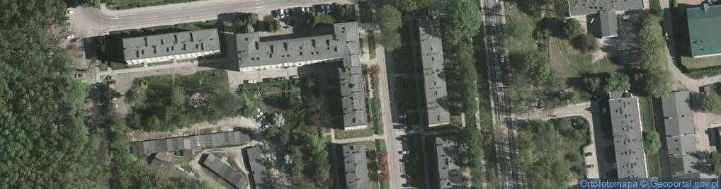 Zdjęcie satelitarne AS. Gabinet weterynaryjny. Sączawa A.