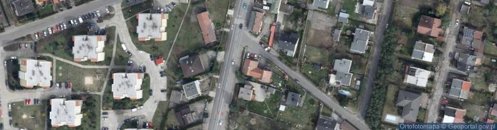 Zdjęcie satelitarne Marta Szypczyńska Gabinet Weterynaryjny Kolonia Gosławicka