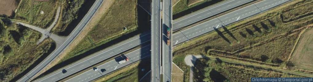 Zdjęcie satelitarne Węzeł 11 Gdańsk Port