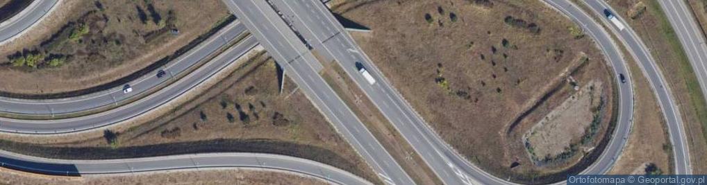 Zdjęcie satelitarne Węzeł 13 Ciechocinek