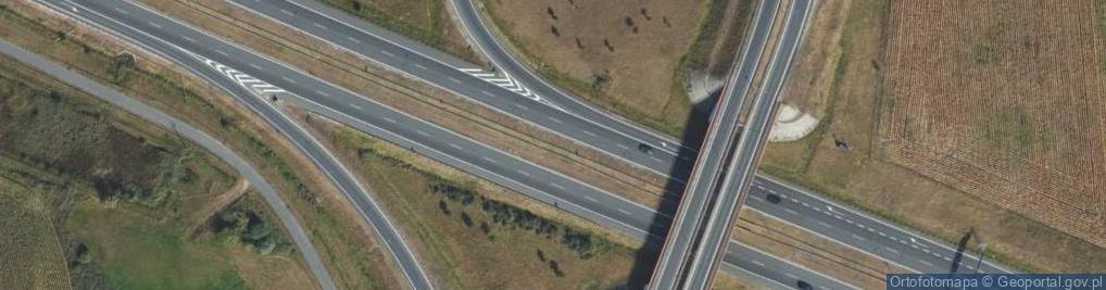 Zdjęcie satelitarne Węzeł 16 Kowal