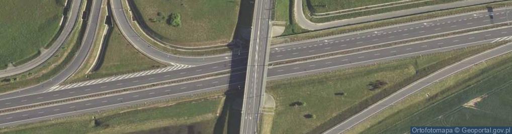 Zdjęcie satelitarne Węzeł 17 Piaski Zachód