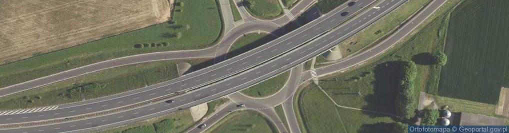 Zdjęcie satelitarne Węzeł 18/19 Piaski Wschód