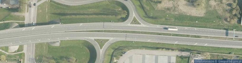 Zdjęcie satelitarne Węzeł 2 Puławy Wisła