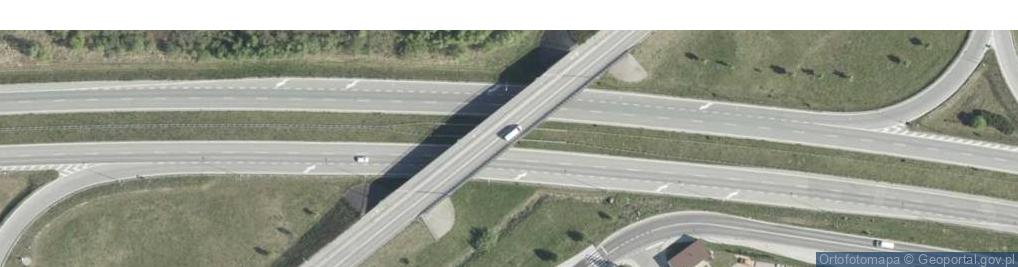 Zdjęcie satelitarne Węzeł 24 Ełk Północ
