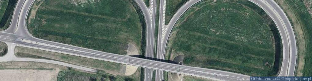Zdjęcie satelitarne Węzeł 25 Międzyrzec Podlaski Południe
