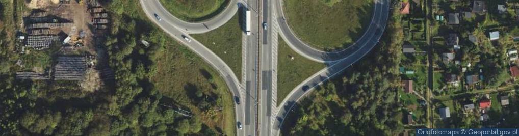 Zdjęcie satelitarne Węzeł 3 Gdynia Chwarzno