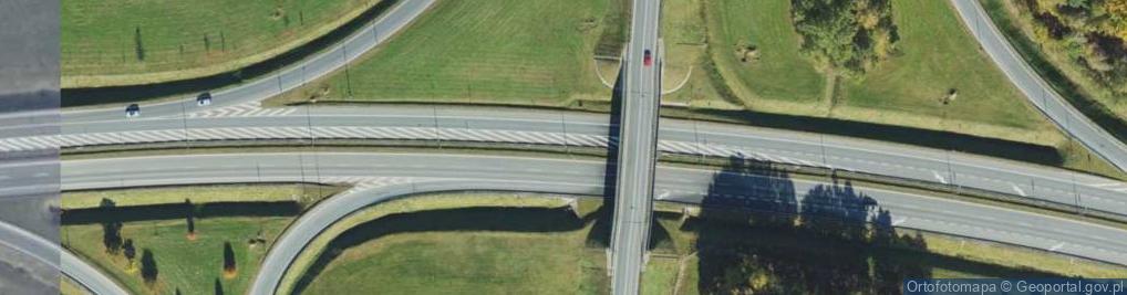Zdjęcie satelitarne Węzeł 35 Słupsk Zachód