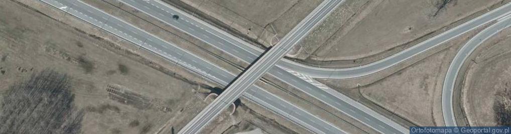 Zdjęcie satelitarne Węzeł 36 Janów