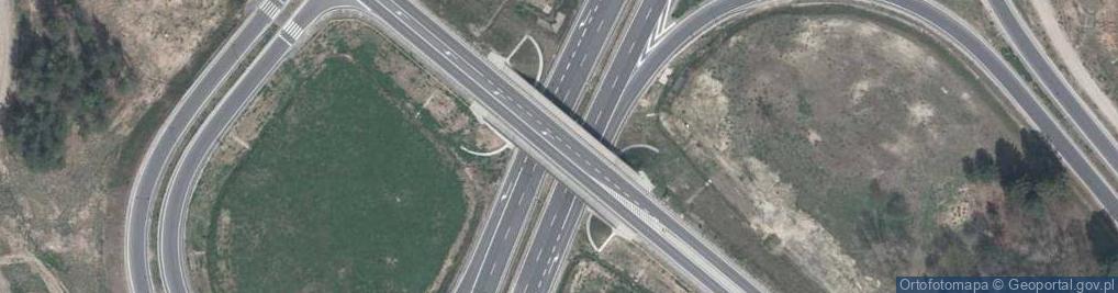 Zdjęcie satelitarne Węzeł 37 Słupsk Wschód