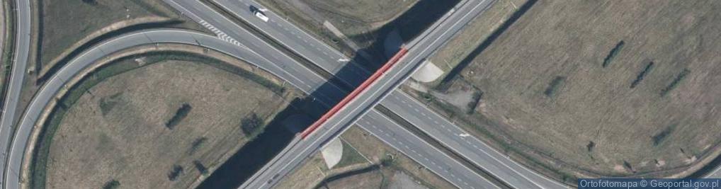 Zdjęcie satelitarne Węzeł 4 Puławy Wschód