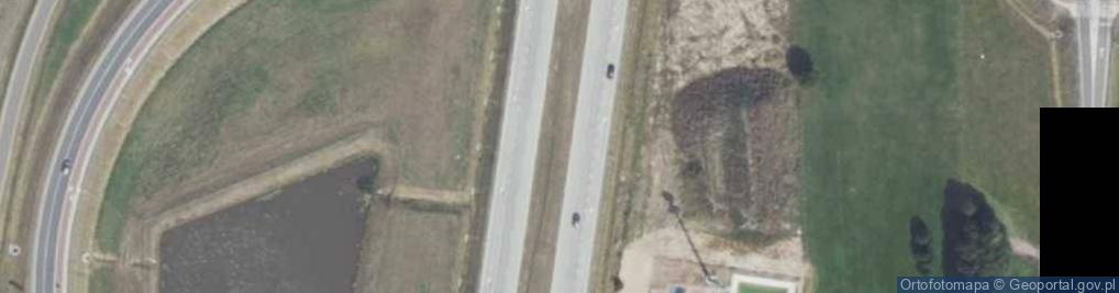 Zdjęcie satelitarne Węzeł 40 Mława Północ