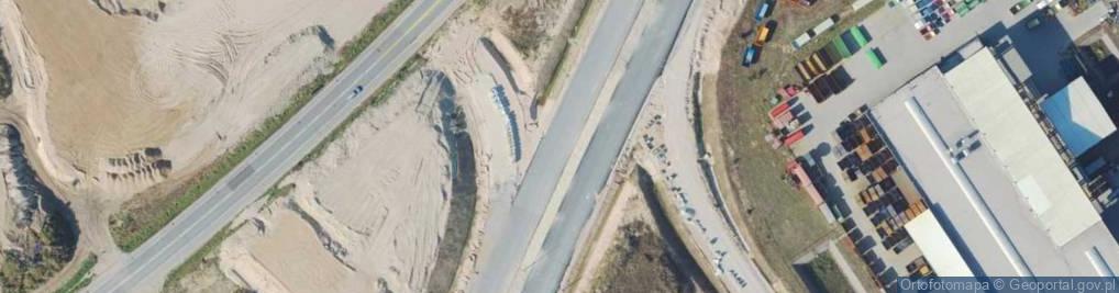 Zdjęcie satelitarne Węzeł 45 Lębork Wschód