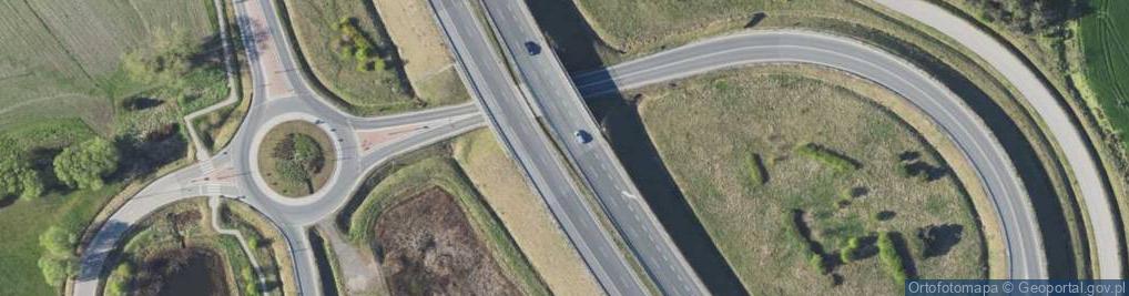 Zdjęcie satelitarne Węzeł 50 Płońsk
