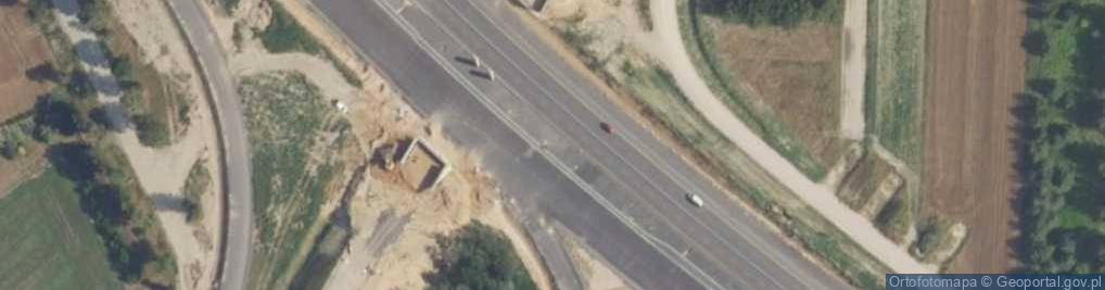 Zdjęcie satelitarne Węzeł 55 Ostrzykowizna