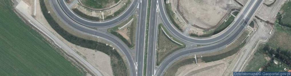Zdjęcie satelitarne Węzeł 56 Kamienna Góra Południe