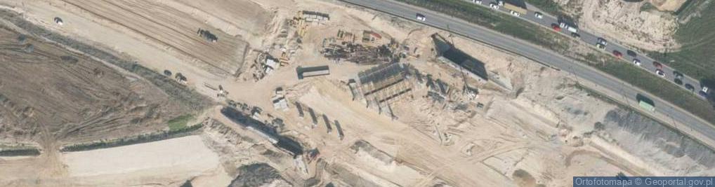 Zdjęcie satelitarne Węzeł 56 Modlin