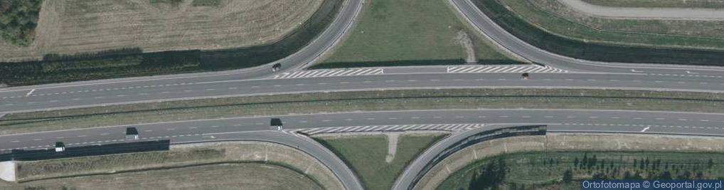 Zdjęcie satelitarne Węzeł 63 Rzeszów Północ