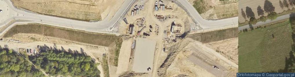 Zdjęcie satelitarne Węzeł 67 Strzyżów Żarnowa