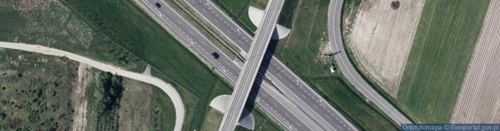 Zdjęcie satelitarne Węzeł 7 Kurów Wschód