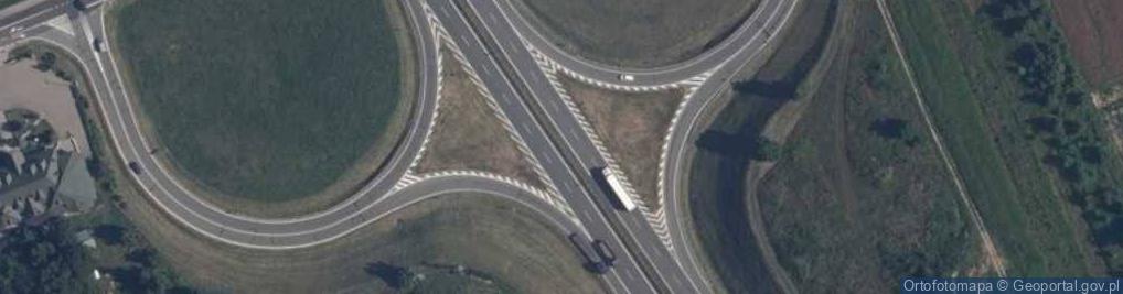 Zdjęcie satelitarne Węzeł Białobrzegi Północ