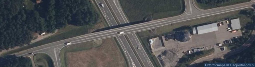 Zdjęcie satelitarne Węzeł Białobrzegi