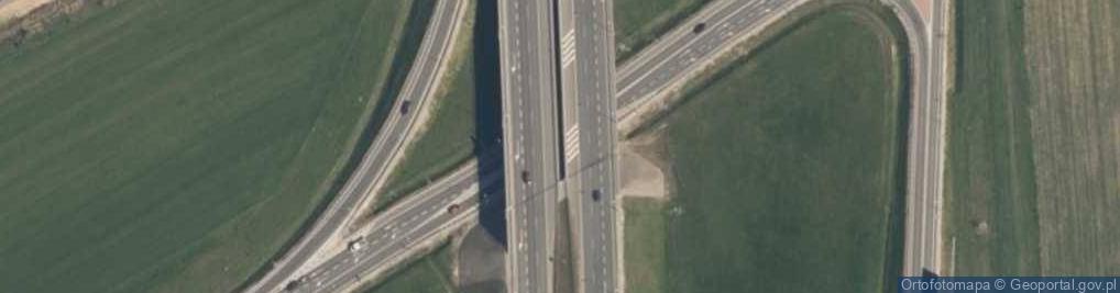 Zdjęcie satelitarne Węzeł Dobroń
