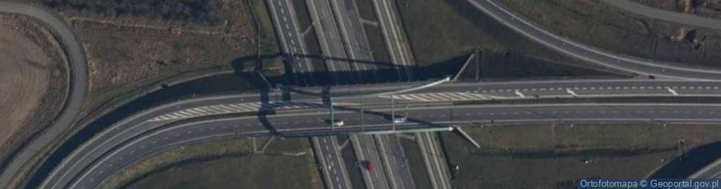 Zdjęcie satelitarne Węzeł Gdańsk Południe
