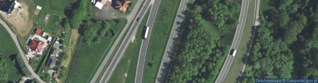Zdjęcie satelitarne Węzeł Głogoczów