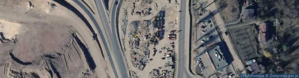 Zdjęcie satelitarne Węzeł Góra Kalwaria Stadion