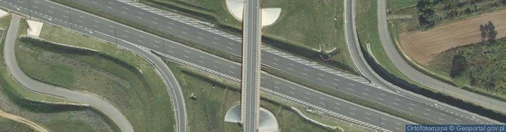 Zdjęcie satelitarne Węzeł Lublin Czechów - Zjazd nr 11