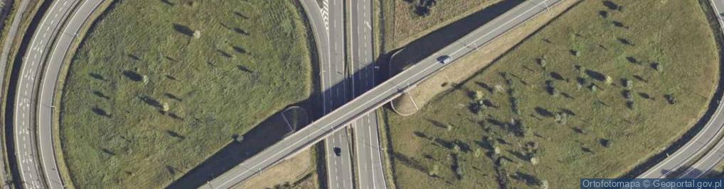 Zdjęcie satelitarne Węzeł Ostrów Wlkp. Pn.