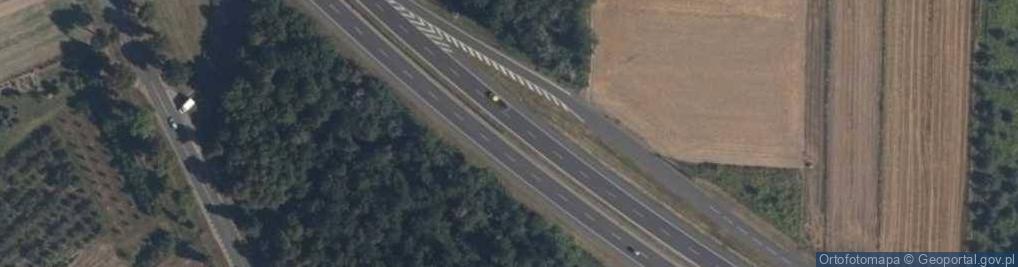 Zdjęcie satelitarne Węzeł Ostrzykowizna - Zjazd nr 55