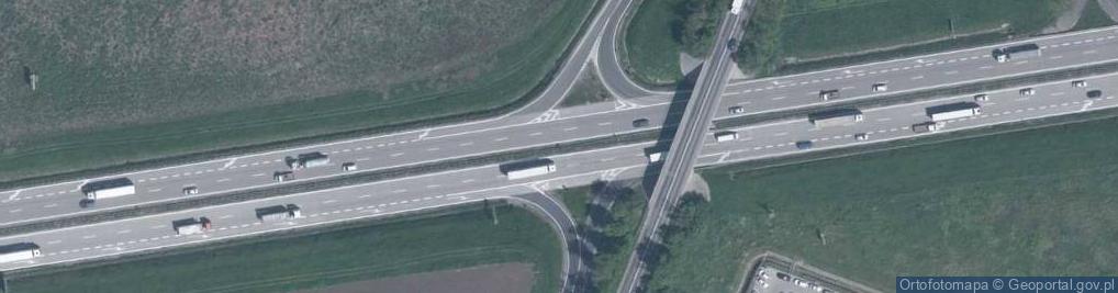 Zdjęcie satelitarne Węzeł Pietrzykowice