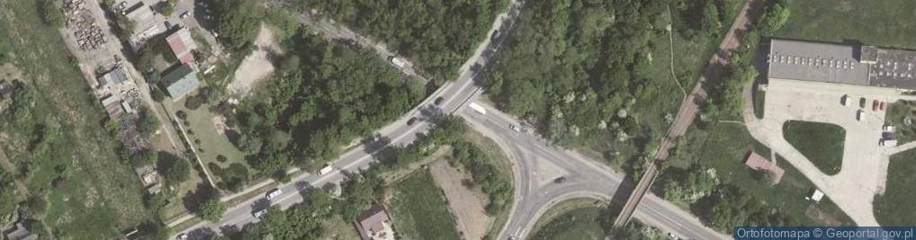 Zdjęcie satelitarne Węzeł R12 Kraków Grębałów
