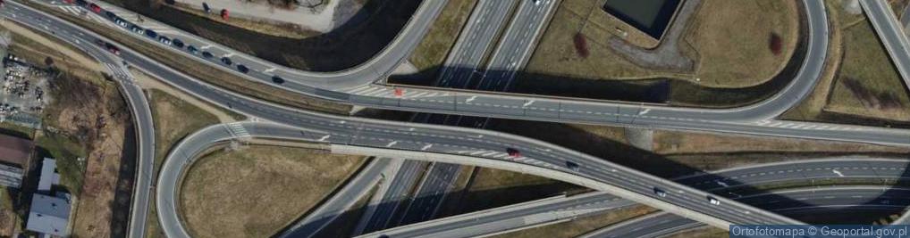 Zdjęcie satelitarne Węzeł R18 Modlniczka