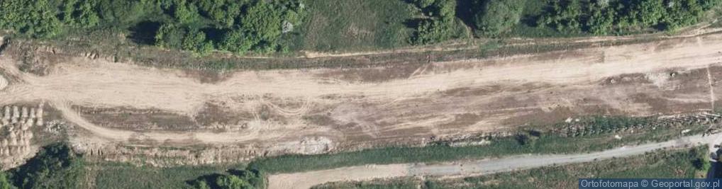 Zdjęcie satelitarne Węzeł Sianów Zachód - Zjazd nr 25 *W budowie*