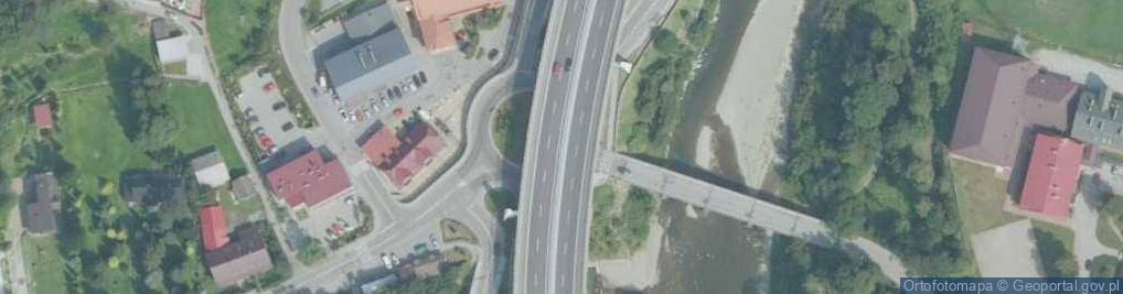 Zdjęcie satelitarne Węzeł Stróża
