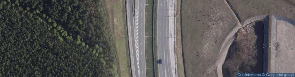 Zdjęcie satelitarne Węzeł Toruń Południe - Zjazd nr 12