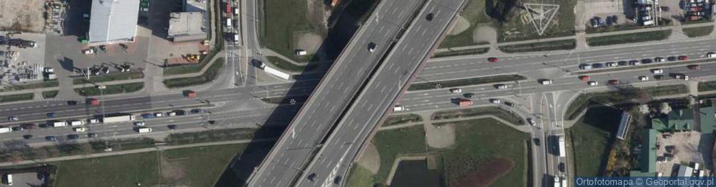 Zdjęcie satelitarne Węzeł Warszawa Zachód