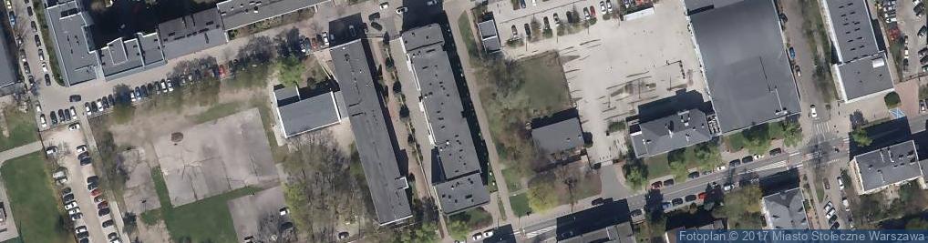 Zdjęcie satelitarne Mazowiecka Okręgowa Izba Architektów