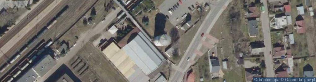Zdjęcie satelitarne Kolejowa wieża ciśnień