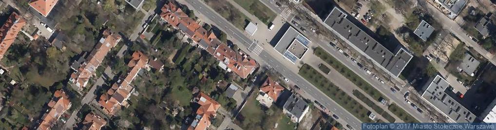 Zdjęcie satelitarne Stacja Bielany