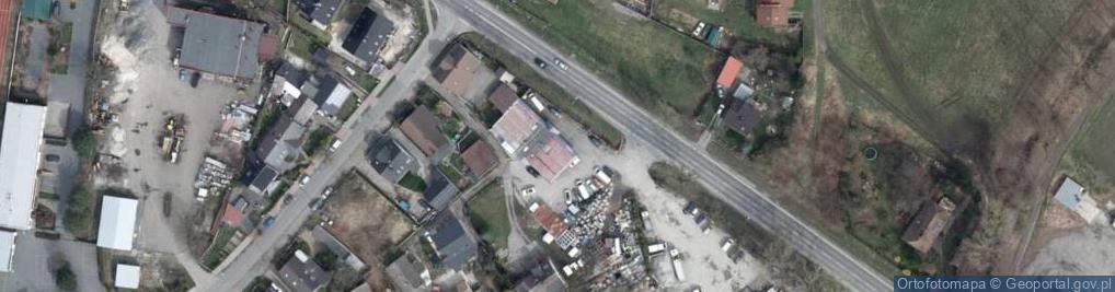Zdjęcie satelitarne Wino i kieliszki
