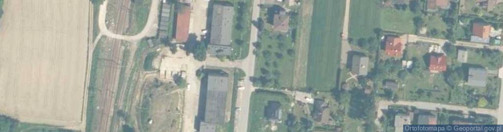 Zdjęcie satelitarne Rejonowe Przedsiebiorstwo Wodociagow i Kanalizacji Brzeszcze
