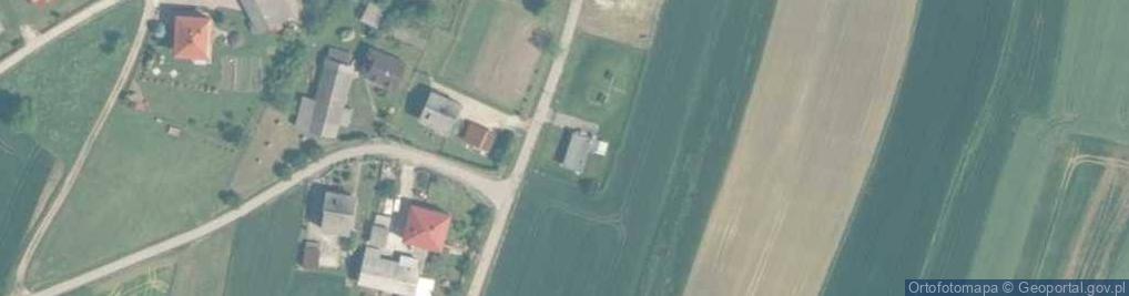 Zdjęcie satelitarne Ujęcie wody podziemnej w Polance Wielkiej