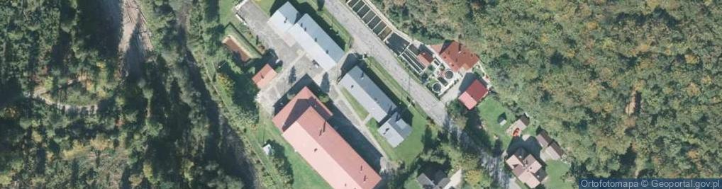 Zdjęcie satelitarne Wodociągi Ziemi Cieszyńskiej Stacja Uzdatniania Wody
