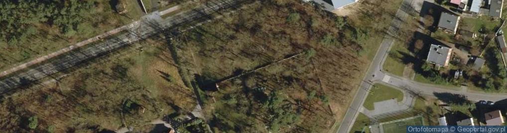 Zdjęcie satelitarne Cmentarz ewangelicki w Kole